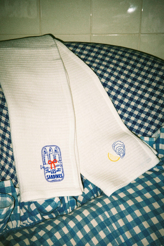Gepersonaliseerde Keukenhanddoek Wafelstructuur