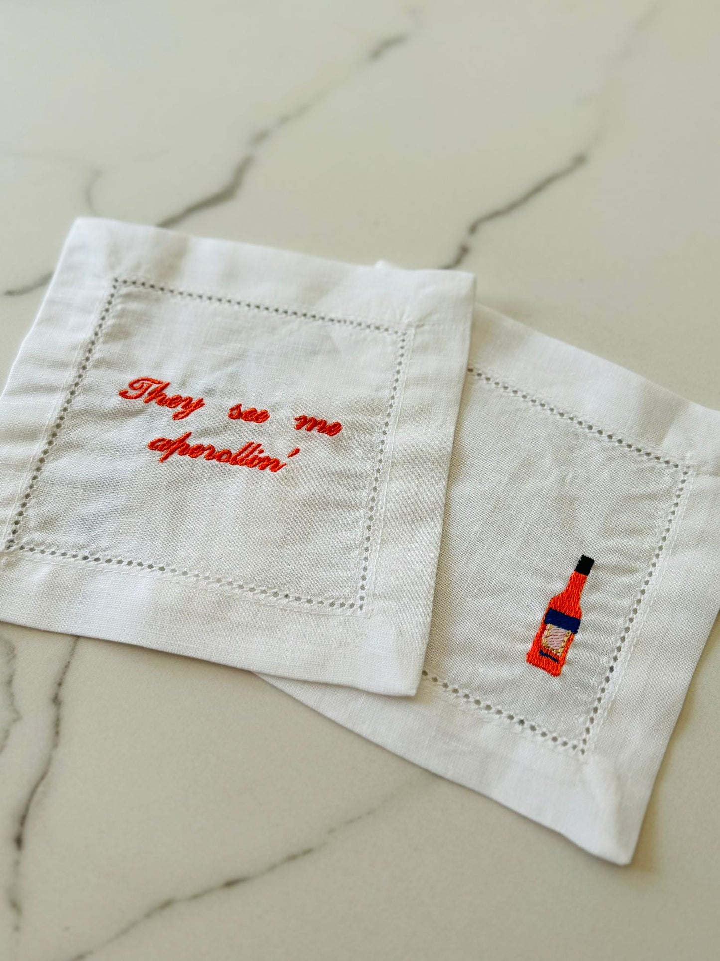 Aperol Cocktail Napkins Set
