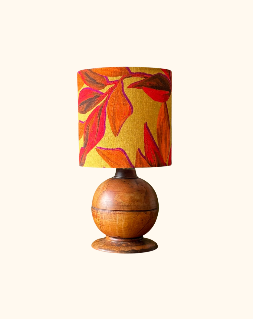 Walnut Flower Lamp
