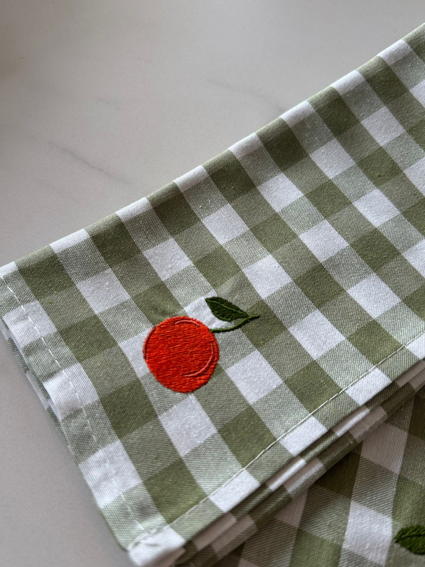 Servet met appelsien