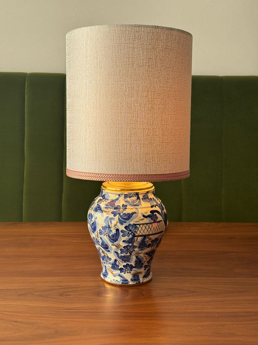 Golden Blue Lamp