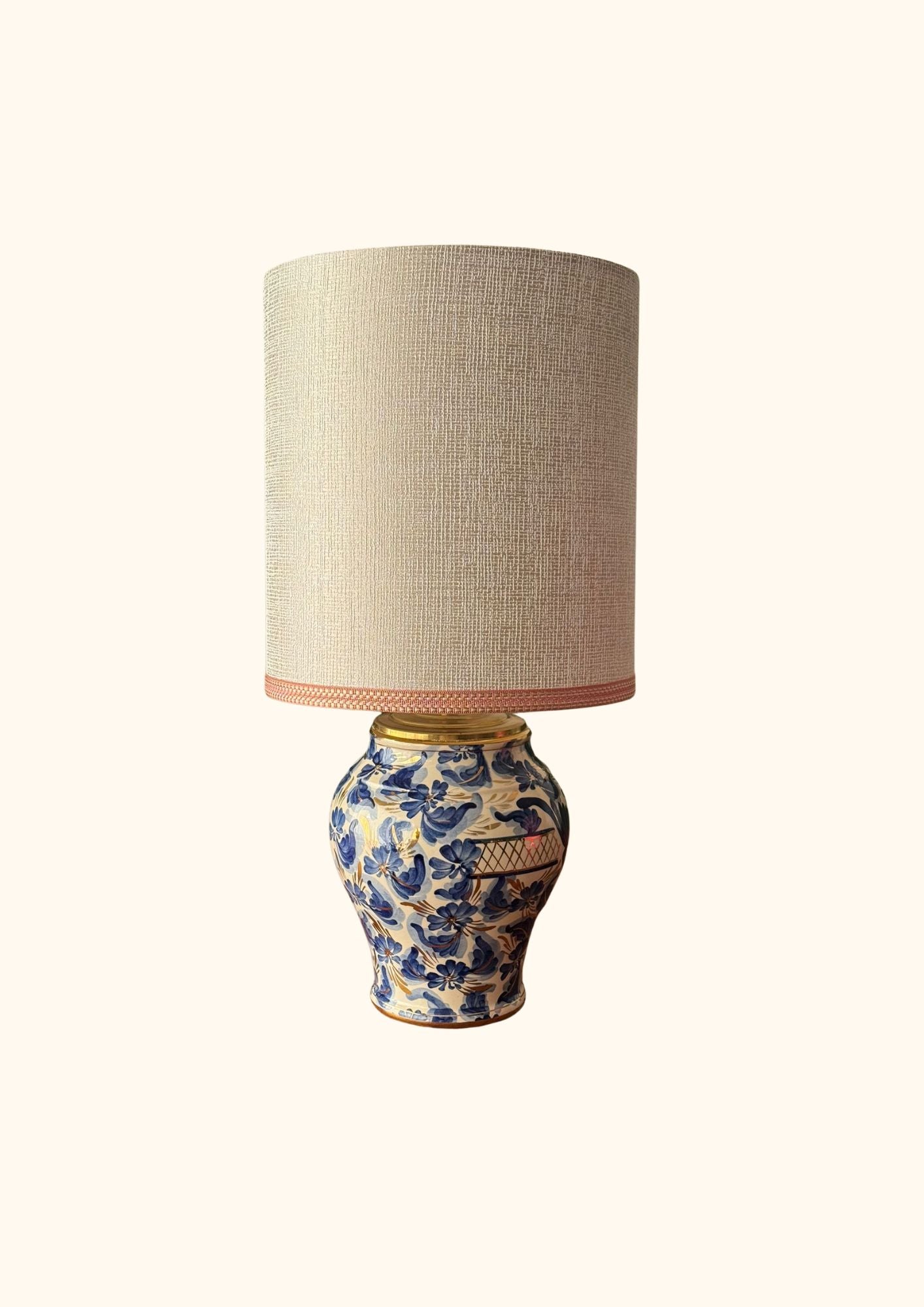 Golden Blue Lamp