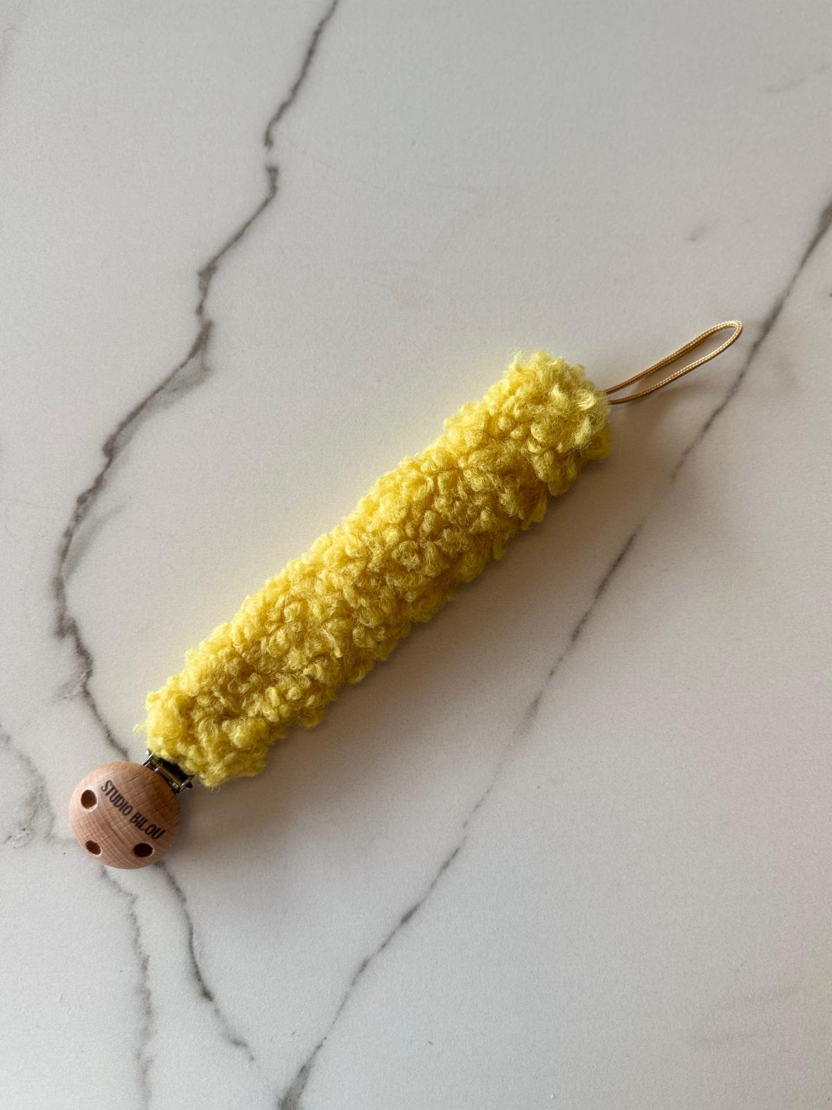 Teddy speenkoord - Geel