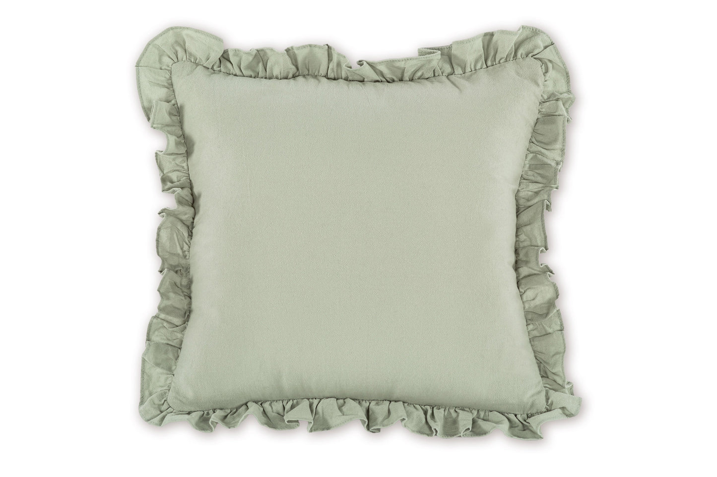 Gepersonaliseerd kussen met franjes - Groen