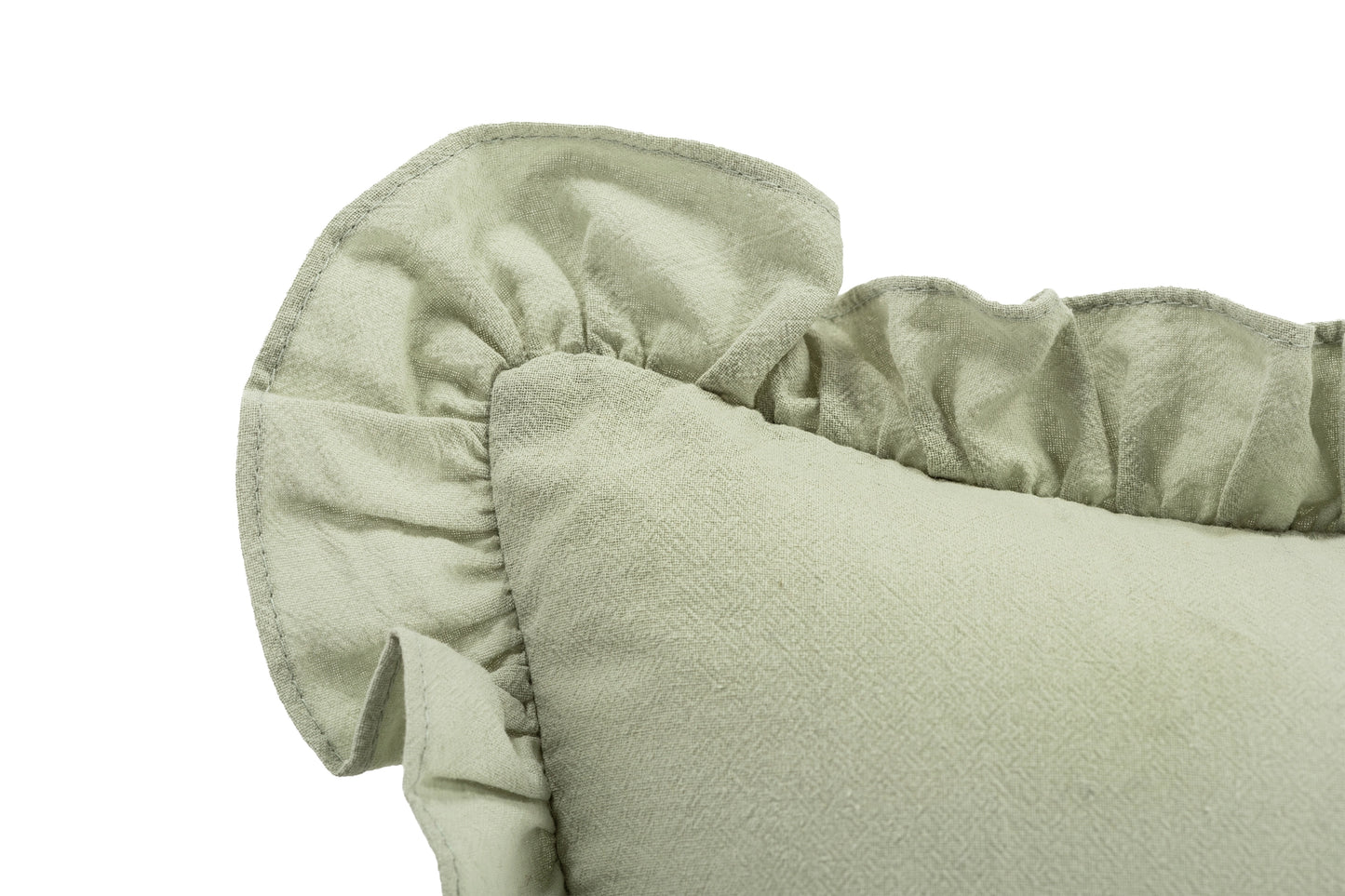 Gepersonaliseerd kussen met franjes - Groen