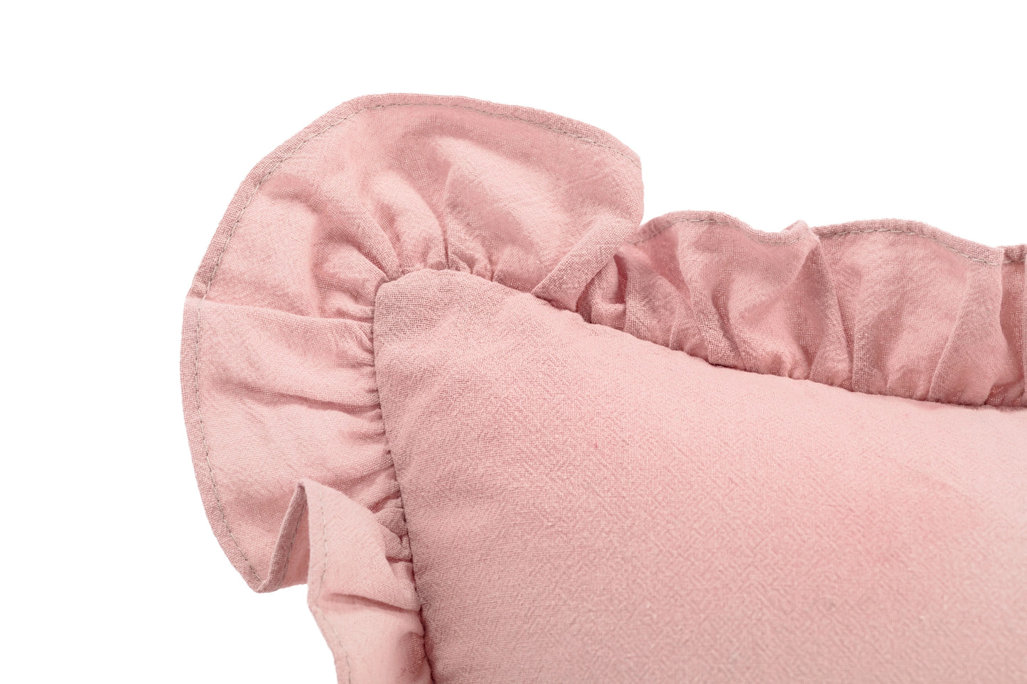 Gepersonaliseerd kussen met franjes - Roos