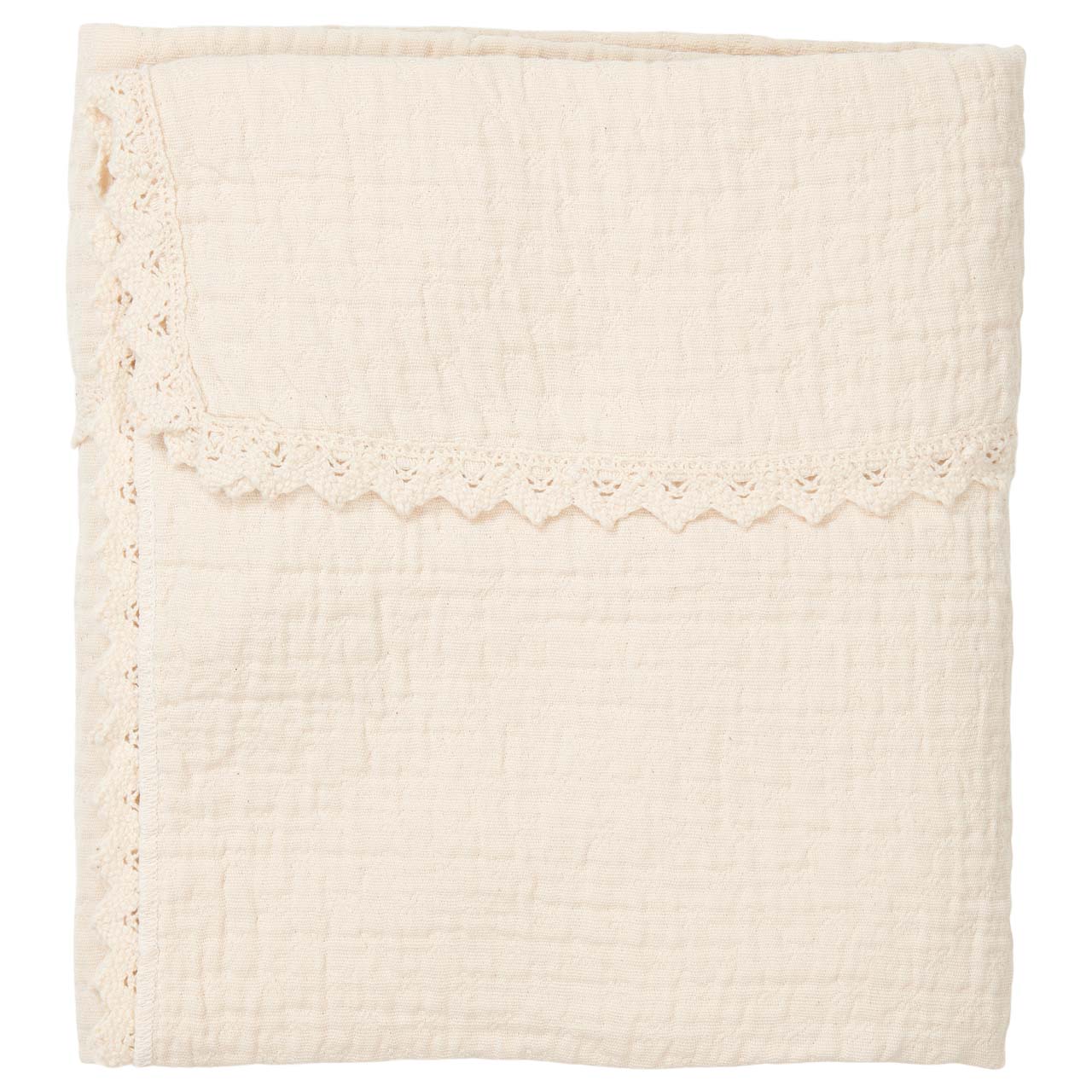 Wiegdeken Gepersonaliseerd Ecru - Koeka 150x100 cm