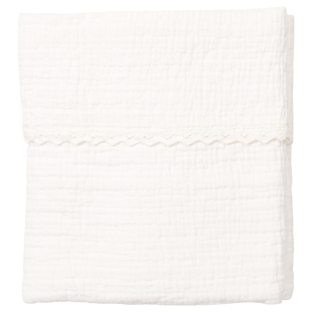 Wiegdeken Gepersonaliseerd Wit - Koeka 150x100 cm