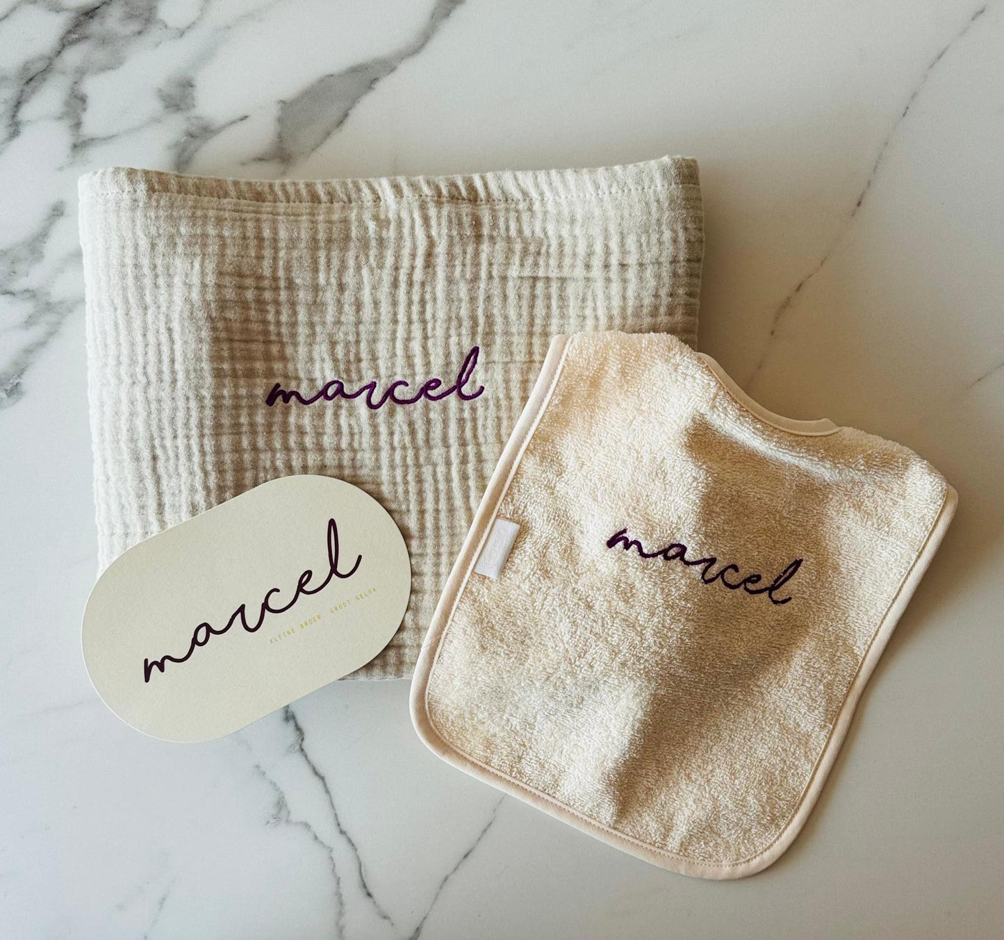 Babydoek Sandstone Beige - 100x100 cm