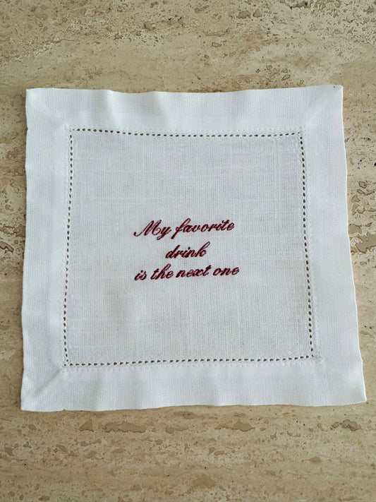 Cocktail napkin - Next drink
