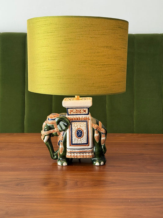 Green Elephant Lamp