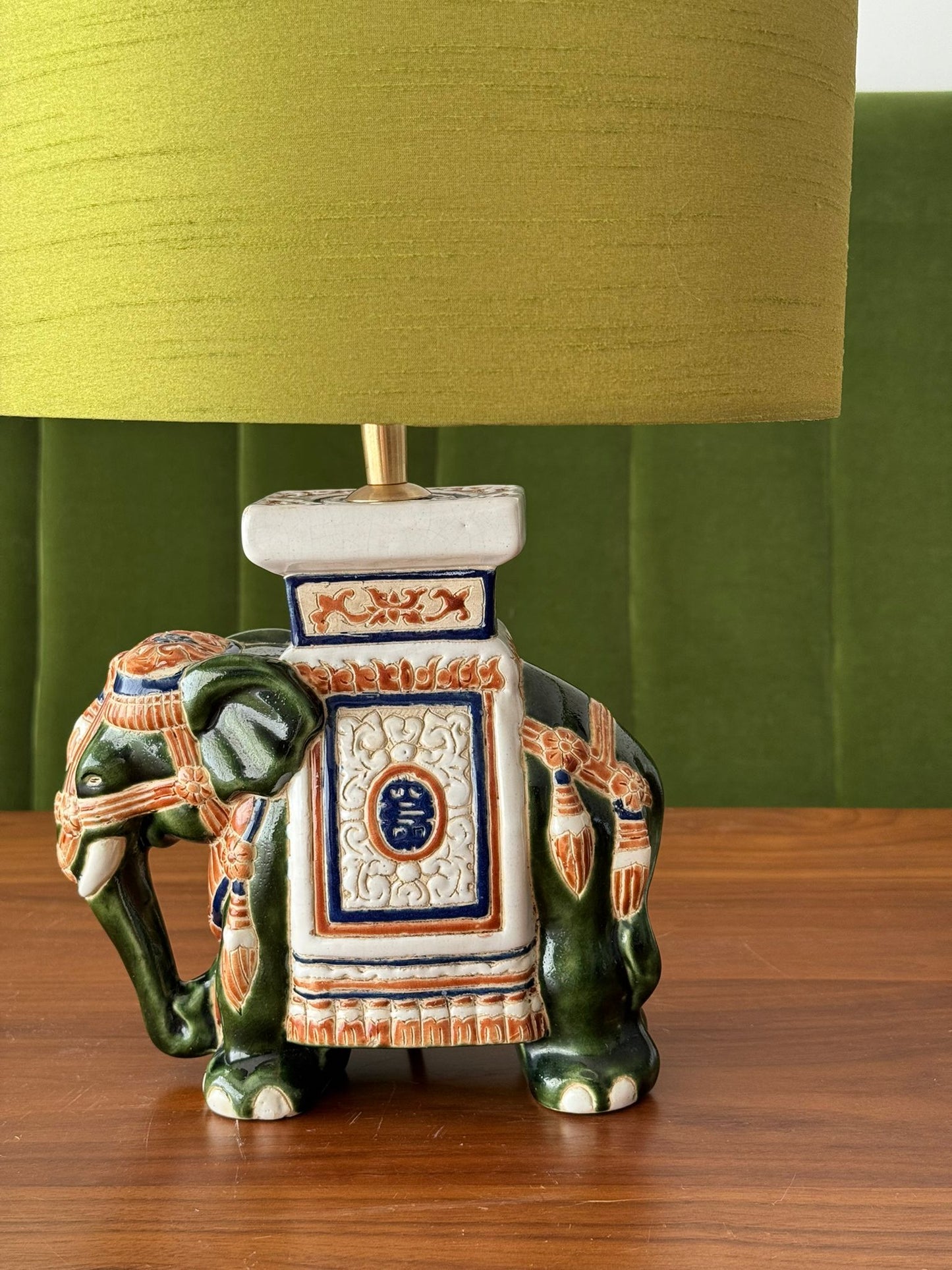 Green Elephant Lamp