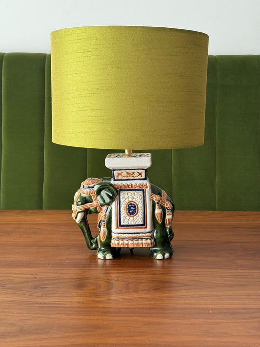 Green Elephant Lamp