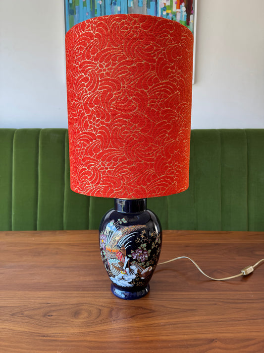 Orange Golden Bird Lamp