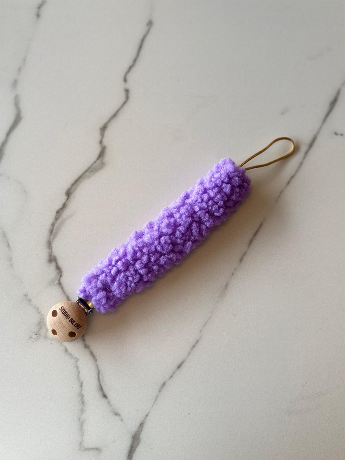 Teddy speenkoord - Paars