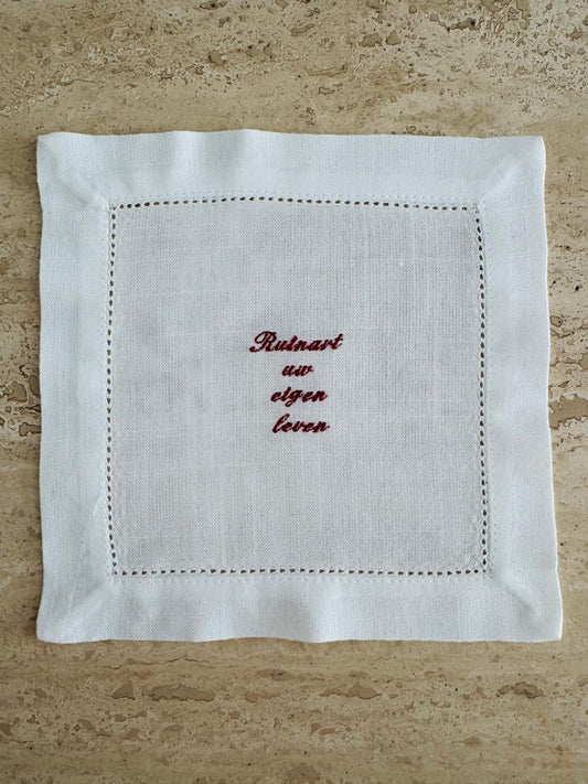 Cocktail Napkin - Ruinart uw eigen leven