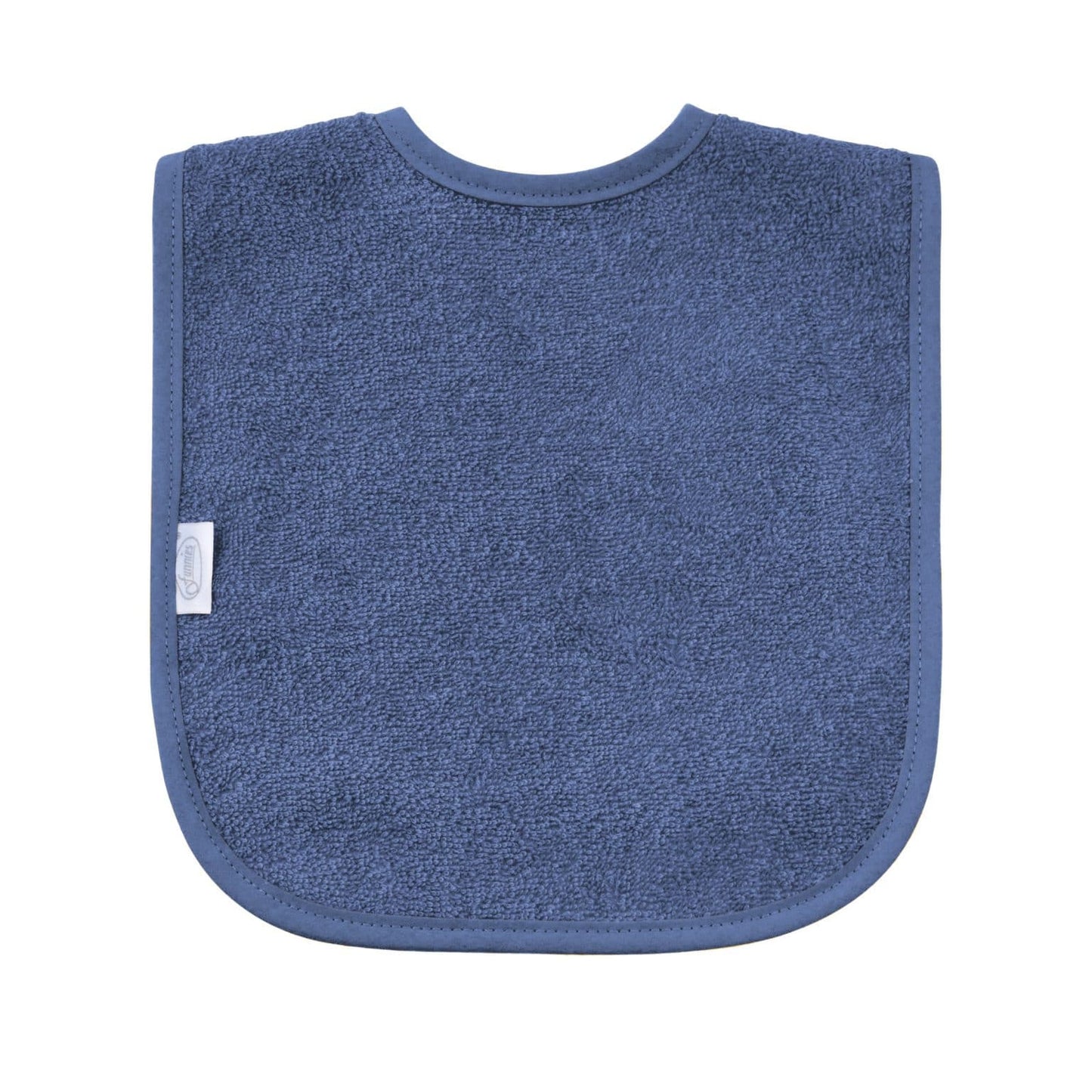 Gepersonaliseerde geborduurde blauwe slab | Studio Bilou