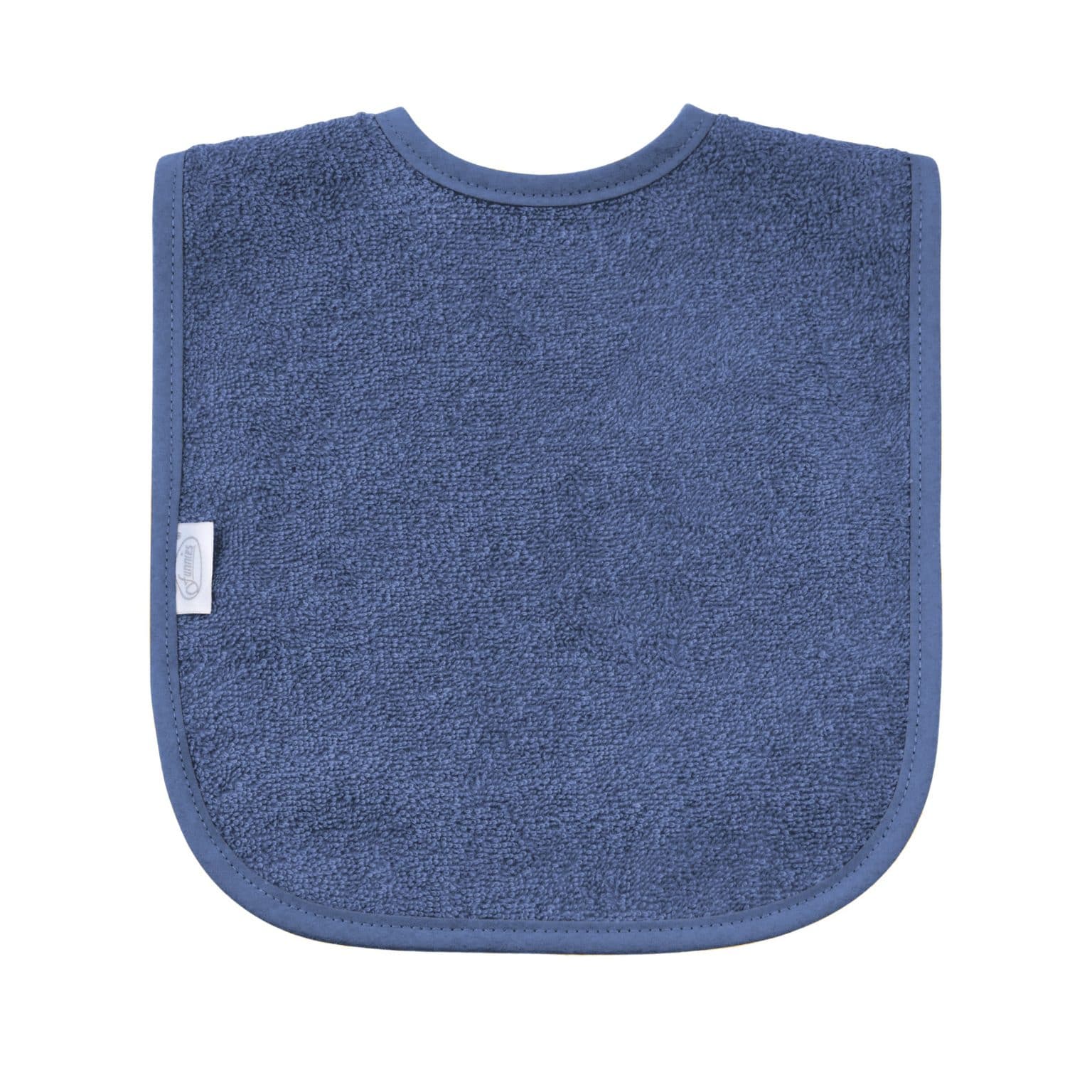 Gepersonaliseerde geborduurde blauwe slab | Studio Bilou