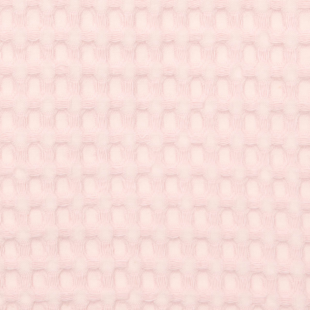 Wiegdeken Gepersonaliseerd Wafelstructuur Roze - Koeka 100x75 cm
