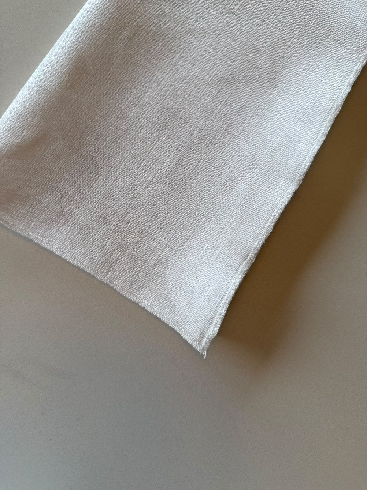 Gepersonaliseerde 100% Linnen Servet Wit - Set van 2